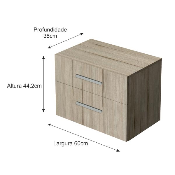 Armário Modular de Banheiro Inferior Madeira Grigio 44,20x60x38 Hidrus Gaam Leroy Merlin Artesanato Facil E Lucrativo ~ Armário Modular de Banheiro Inferior Madeira Grigio 44,20x60x38 Hidrus Gaam Leroy Merlin