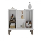 Armário De Banheiro Monte Carlo 2 Portas Branco - Ozini Móveis