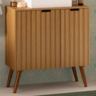 Armário De Banheiro Nice 1 Porta 2 Gavetas Mdp Nogal/noce Amê