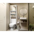 Armário De Banheiro Para Vaso Sanitário Com Espelho E 2 Porta