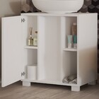 Armário De Banheiro Pequim 1 Porta Branco Fosco - Brv