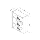 Armário De Banheiro Slim Com Espelho - Branco