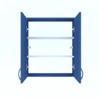 Armário De Banheiro Suspenso 2 Portas Arya  Branco Azul