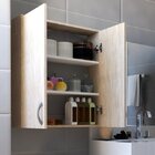 Armário De Banheiro Suspenso 2 Portas Arya  Branco Geneve