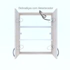 Armário De Banheiro Suspenso 2 Portas Arya  Branco Geneve