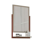 Armário De Banheiro Uni C/ Cuba E Espelheira Cappuccino/freij