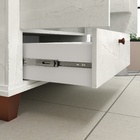 Armário De Banheiro Valência 2 Portas 1 Gaveta Cristal - Móve