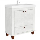 Armário De Banheiro Valência 2 Portas 1 Gaveta Cristal - Móve