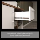 Armário De Banheiro Veneza 1 Porta 1 Gaveta Branco - Móveis B