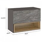 Armário De Banheiro Vicenza 1 Gaveta 100% Mdf Magneto/cosmopo