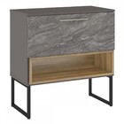 Armário De Banheiro Vicenza 1 Gaveta 100% Mdf Magneto/cosmopo