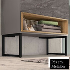 Armário De Banheiro Vicenza 1 Gaveta 100% Mdf Preto/magneto/c