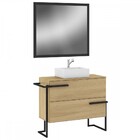 Armário De Banheiro Viso 3 Gavetas 100% Mdf Tea 512127 - Móve