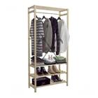 Armario De Cabeceira Livreiro Com Cabideiro