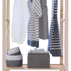 Armario De Cabeceira Livreiro Com Cabideiro