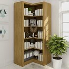 Armário De Canto Aberto Com 6 Prateleira Me4132