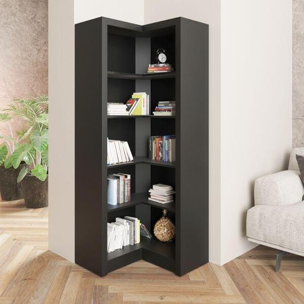 Armário De Canto Aberto Me4132 Preto Tecnomobili