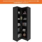 Armário De Canto Aberto Me4132 Preto Tecnomobili