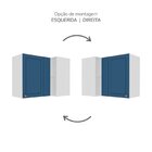 Armário De Canto Aéreo Pérola Yescasa Azul/branco