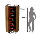 Armário De Canto Para Escritório Tecno Mobili Me4132