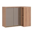 Armário De Canto Reto Yara Luciane 2 Portas