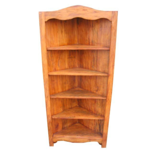 Armário De Canto Rústico Space Em Madeira De Demolição - Cód