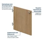 Armário De Canto Suspenso 40cm Módulo Frame Cabecasa Madeirao