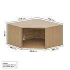 Armário De Canto Suspenso 40cm Módulo Frame Cabecasa Madeirao