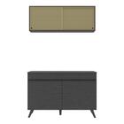 Armário De Compacta 2 Peças  Veneza Multimóveis Mp2140.895 Pr