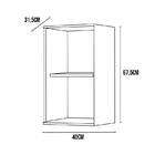 Armário De Cozinha 01 Porta 40 Cm Évelin Henn