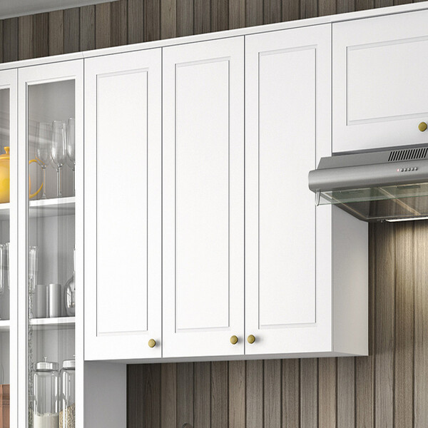 Armário De Cozinha 03 Portas 120 Cm Nova York Henn