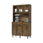 Armário De Cozinha 06 Portas 03 Gavetas Madeira Maçica Pinus