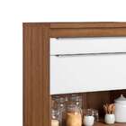 Armário De Cozinha 1 Porta 2 Gavetas Mel/branco Pa8111r - Del