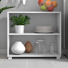 Armário De Cozinha 2 Nichos Branco - Pnr Móveis