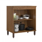 Armário De Cozinha 2 Portas 1 Prateleira Mel/branco Pa8101p -