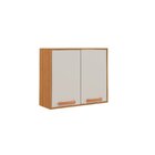 Armário De Cozinha 2 Portas 80cm Nápoles Itatiaia Cinamomo/of