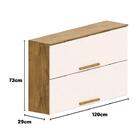 Armário De Cozinha 2 Portas Basculante 1,20m