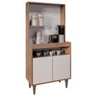 Armário De Cozinha 2 Portas Cantinho Do Café 70cm Bella M24 F