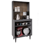 Armário De Cozinha 2 Portas Cantinho Do Café 70cm Bella Z34 G