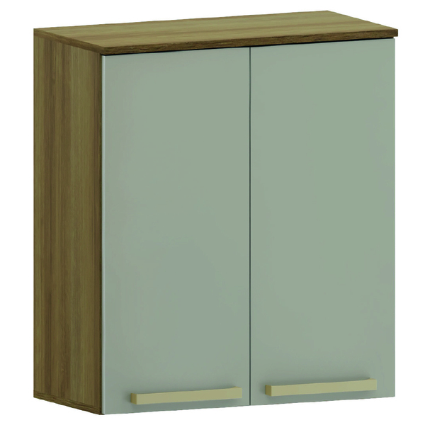 Armário De Cozinha 2 Portas Duplo Aéreo Módulo Suspenso Madei