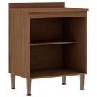 Armário De Cozinha 2 Portas Ebano Fosco/off White Fosco 1304m