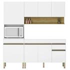 Armário De Cozinha 3 Peças Balcão 120cm Sem Tampo Lina03 Z06