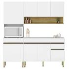 Armário De Cozinha 3 Peças Balcão 150cm Com Tampo Lina16 Z06