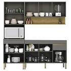 Armário De Cozinha 3 Peças Balcão 150cm Sem Tampo Lina13 Z06