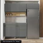 Armário De Cozinha 3 Peças Balcão Sem Tampo 150cm Lina12 Z06