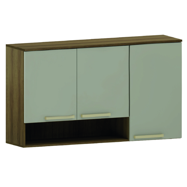 Armário De Cozinha 3 Portas Triplo Aéreo Módulo Suspenso Made