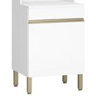 Armário De Cozinha 4 Peças Balcão Com Tampo 120cm Lina07 Z06