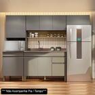 Armário De Cozinha 4 Peças Balcão Sem Tampo 150cm Lina14 Z06