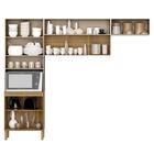 Armário De Cozinha 4 Peças Urban01 Z06 Freijó/vanilla - Mpoze