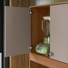 Armario De Cozinha 4 Portas 1 Gaveta Erva Doce 90 Ipê/fendy